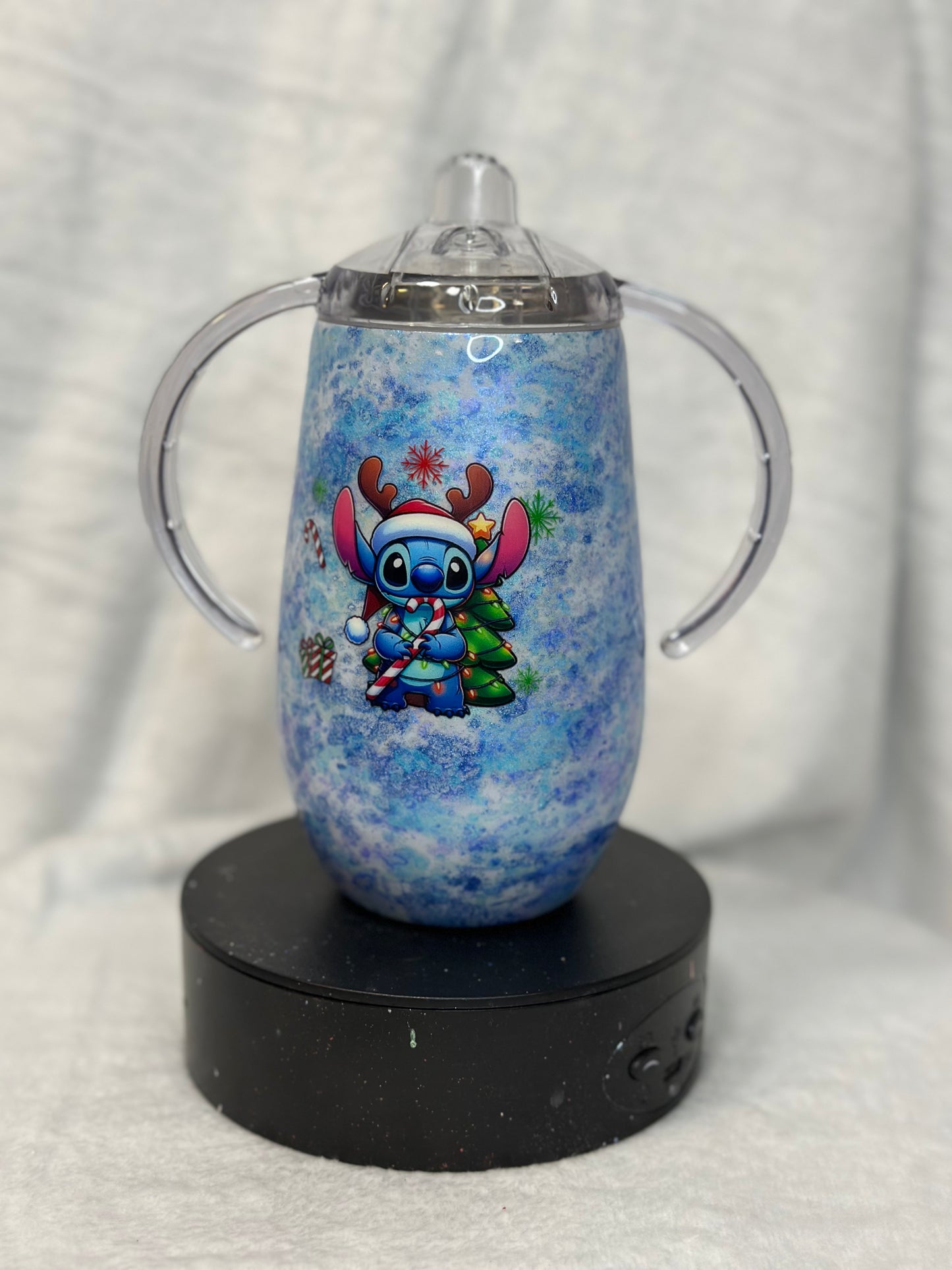 14oz Sippy Stitch Christmas