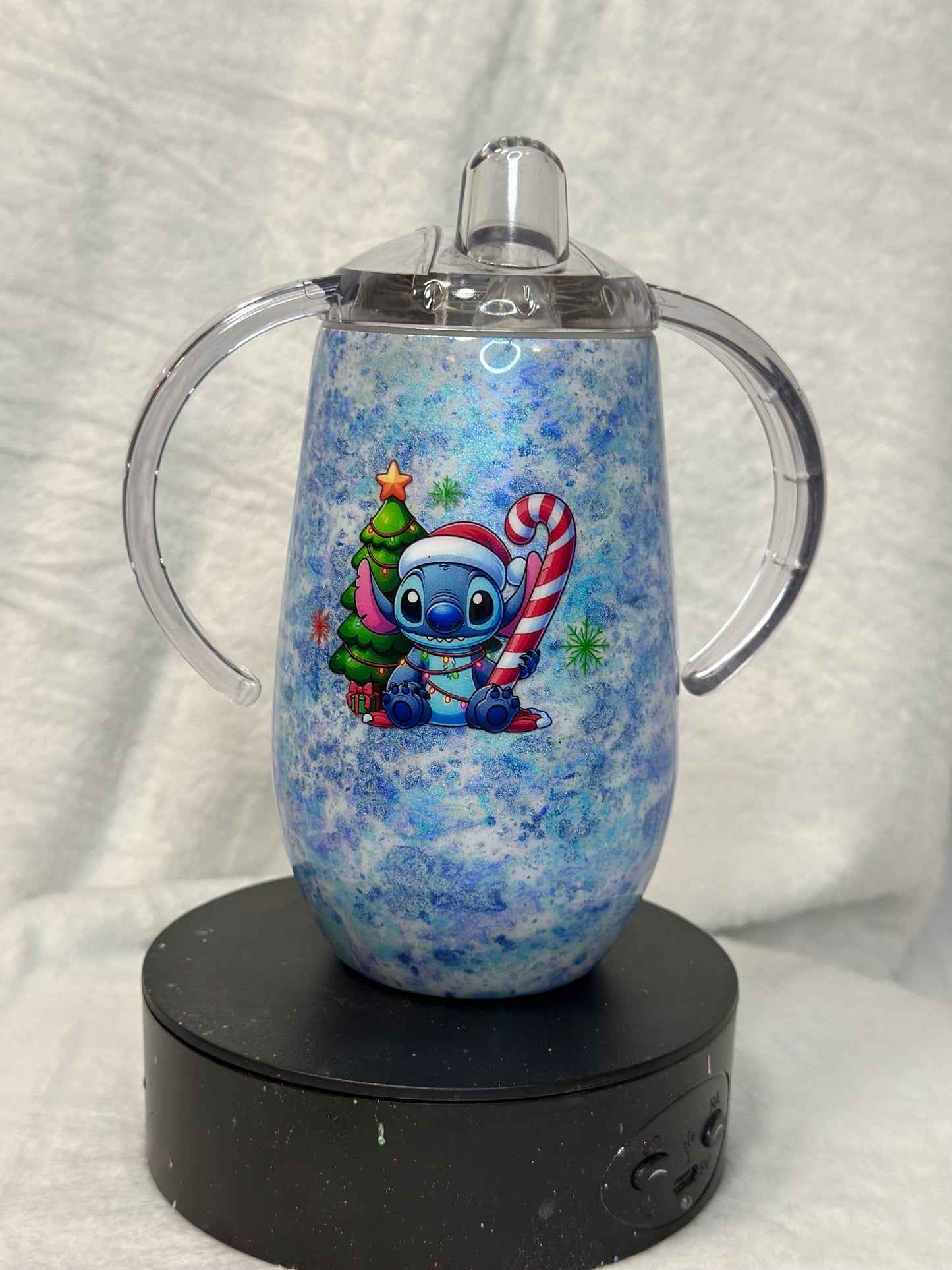 14oz Sippy Stitch Christmas